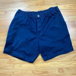 Chubbies Shorts Mens XL Navy Blue 7" The Armadas Twill Original Stretch Short